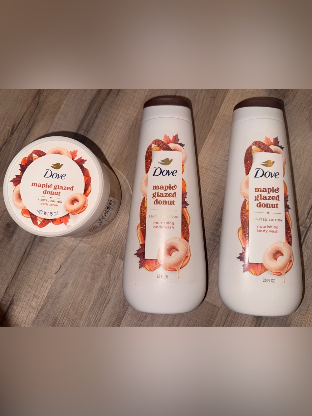 Dove Maple Glazed Donut Limited Edition Nourishing Body Wash